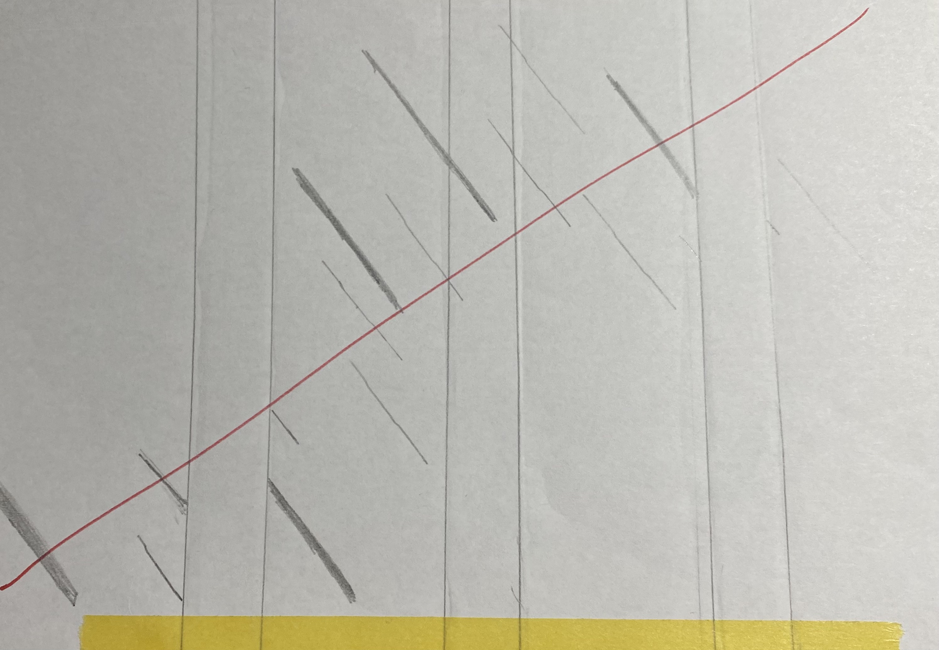 Another early line-intersection concept sketch